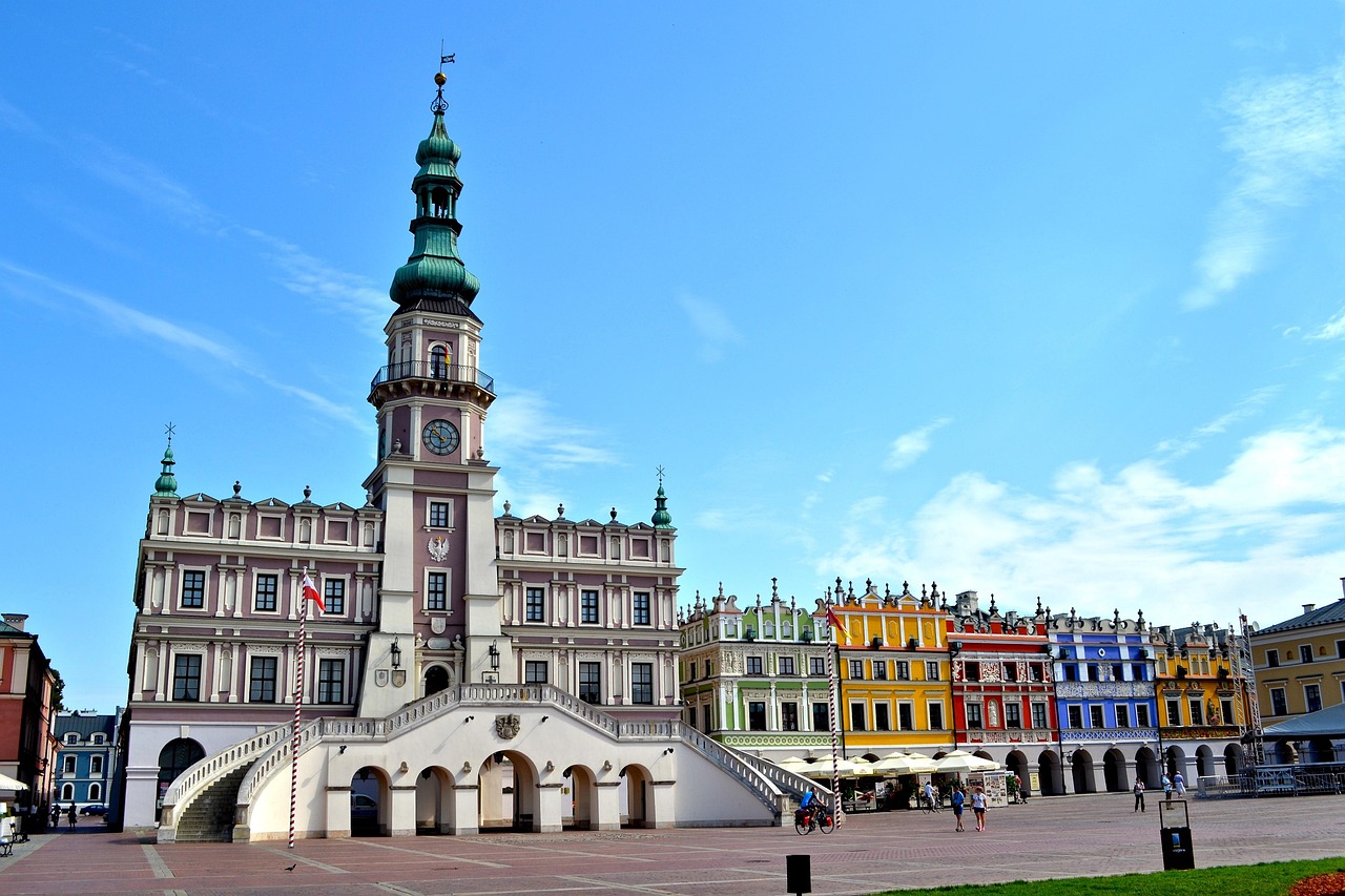 poland, rynek, zamość, monuments, terraced houses, monument, zamość, zamość, zamość, zamość, zamość